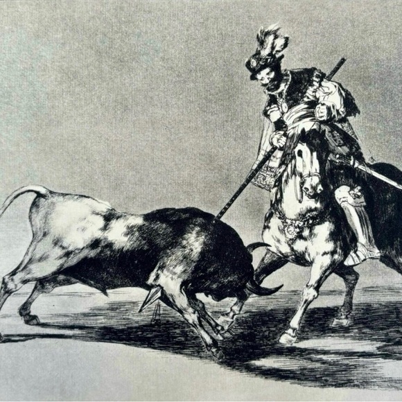 Rodrigo de Vivar, Cid Champion Original Antique Vintage Fine Art GOYA 1960 Print - Picture 6 of 8